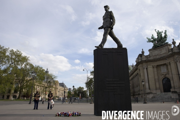 Emmanuel MACRON preside la cérémonie du 8 mai.