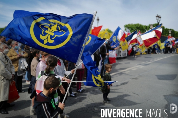 Défilé de l Action Française pour rendre hommage à Jeanne d Arc