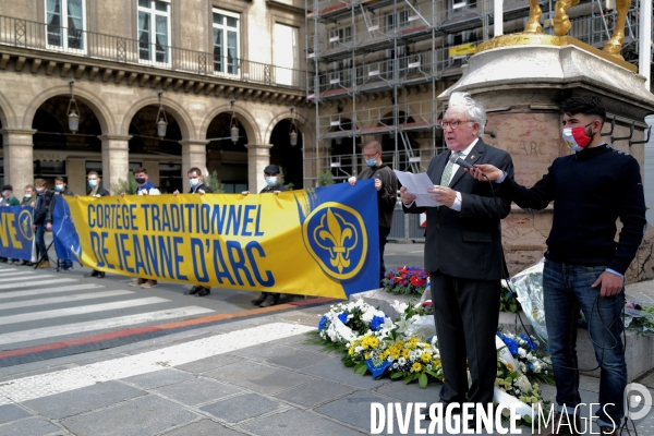 Défilé de l Action Française pour rendre hommage à Jeanne d Arc
