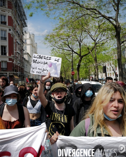 Manifestations des lycéens contre le bac Blanquer