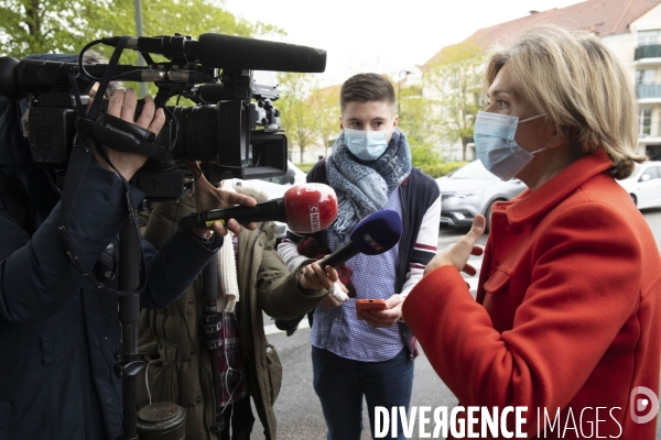 Valérie PECRESSE en campagne à MEAUX pour les régionales 2021.