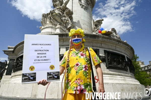 Marche pour le climat 2021, le 9 mai à Paris. Walk for the climate.