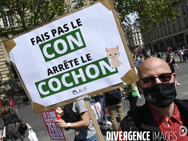 Marche pour le climat 2021, le 9 mai à Paris. Walk for the climate.