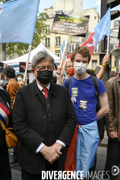 Marche pour le climat 2021, le 9 mai à Paris. Walk for the climate.