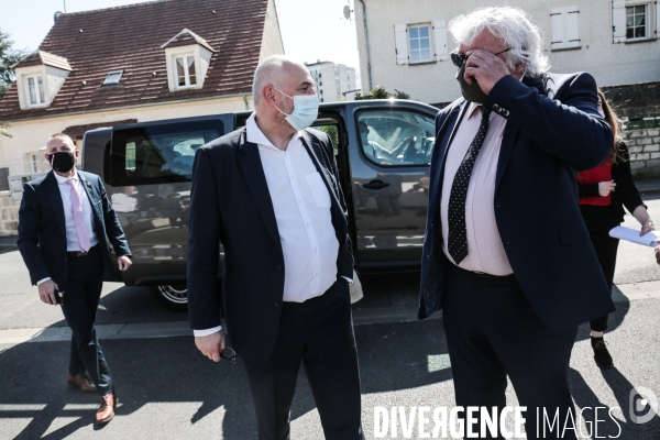 Laurent pietraszewski visite une maison de sante a nogent sur oise