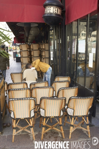 Terrasses de café à Paris