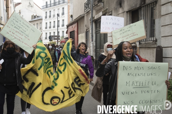 Les habitants du quartier du Franc-Moisin à Saint-Denis se mobilisent