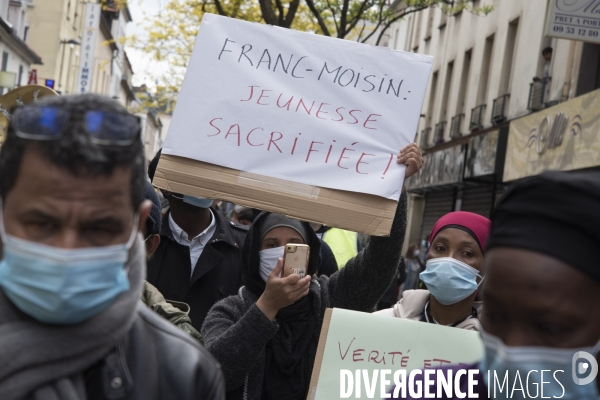 Les habitants du quartier du Franc-Moisin à Saint-Denis se mobilisent