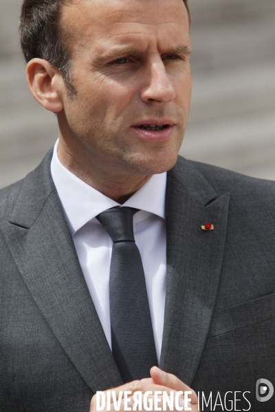 Emmanuel Macron recoit le President argentin