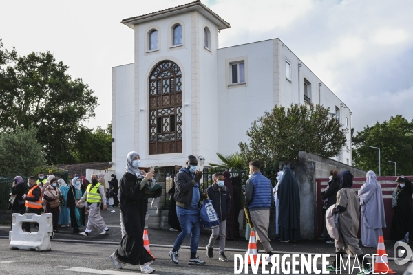 Prière de l Aïd à la mosquée de Mérignac