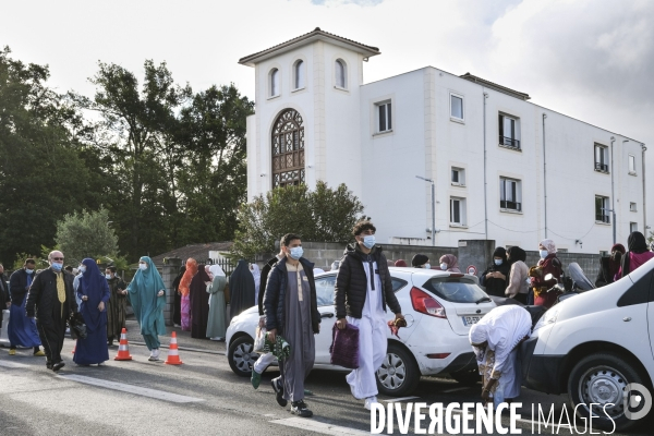 Prière de l Aïd à la mosquée de Mérignac