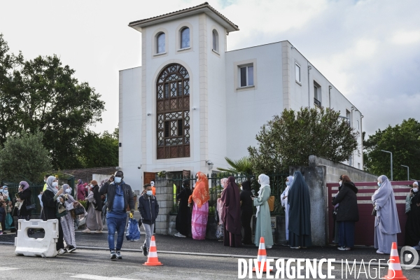 Prière de l Aïd à la mosquée de Mérignac