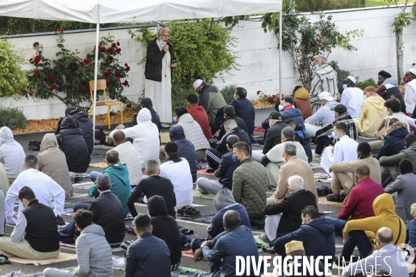 Prière de l Aïd à la mosquée de Mérignac