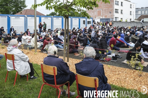 Prière de l Aïd à la mosquée de Mérignac