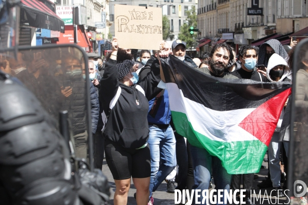 Manifestation de soutien au peuple palestinien interdite à Barbès