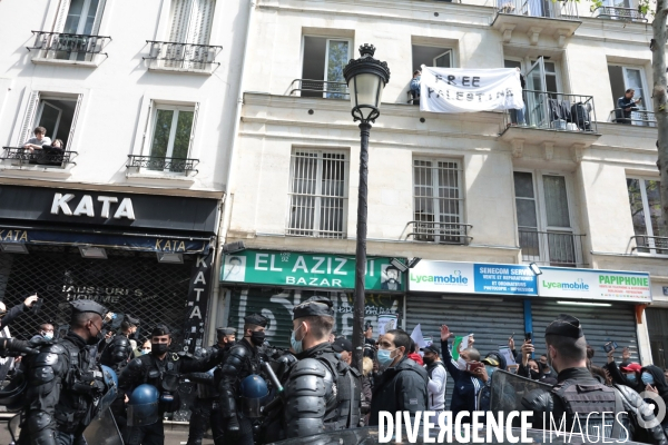 Manifestation de soutien au peuple palestinien interdite à Barbès