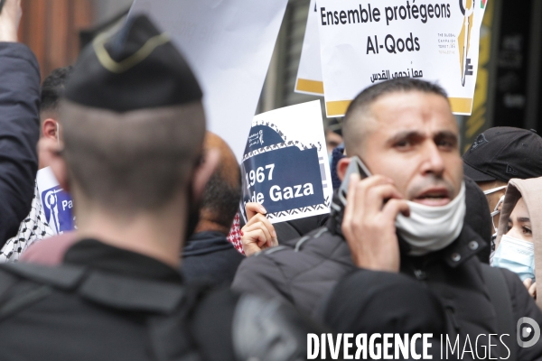 Manifestation de soutien au peuple palestinien interdite à Barbès