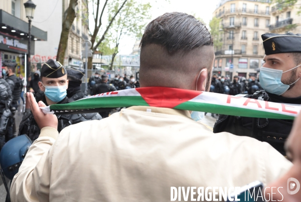 Manifestation de soutien au peuple palestinien interdite à Barbès