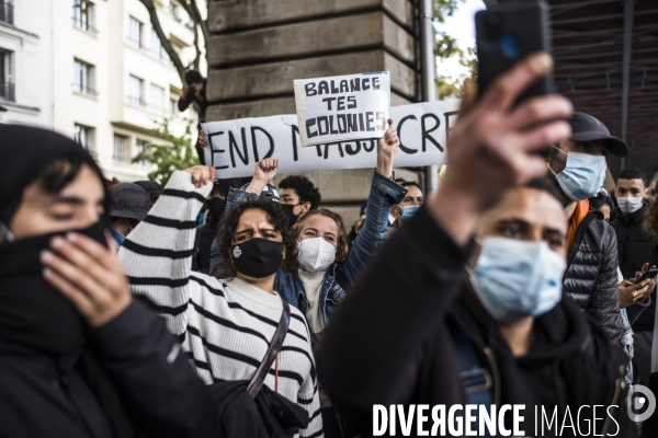 Manifestation interdite en soutien aux palestiniens et contre la politique d israel