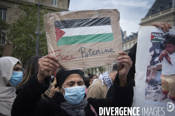 Mobilisation de soutien au peuple Palestinien