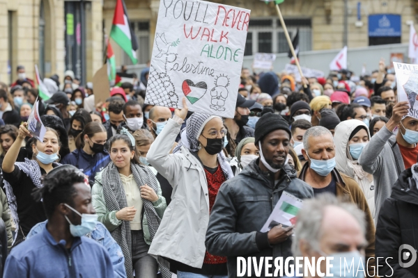 Rassemblement à BORDEAUX contre les bombardements en Israël