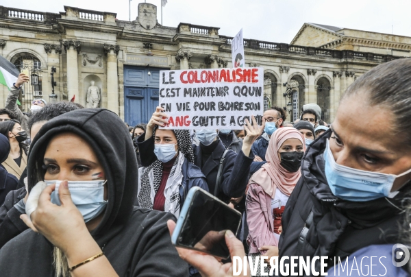 Rassemblement à BORDEAUX contre les bombardements en Israël