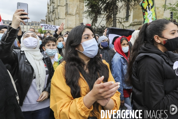 Rassemblement à BORDEAUX contre les bombardements en Israël