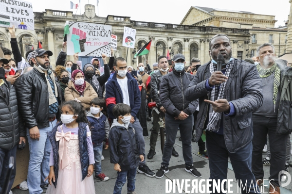 Rassemblement à BORDEAUX contre les bombardements en Israël