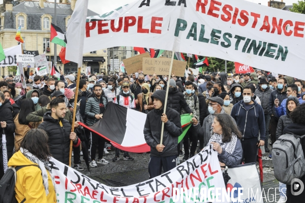 Rassemblement à BORDEAUX contre les bombardements en Israël