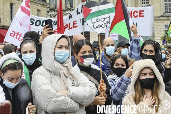 Rassemblement à BORDEAUX contre les bombardements en Israël