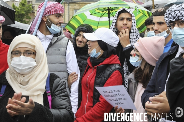 Rassemblement à BORDEAUX contre les bombardements en Israël