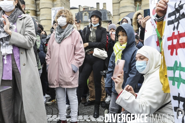 Rassemblement à BORDEAUX contre les bombardements en Israël