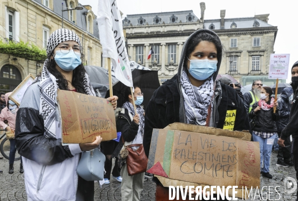 Rassemblement à BORDEAUX contre les bombardements en Israël