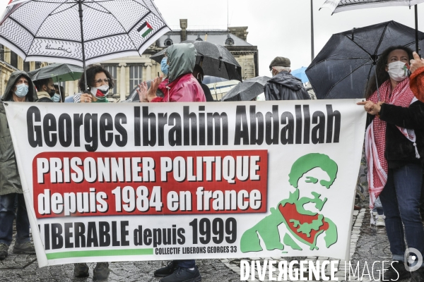 Rassemblement à BORDEAUX contre les bombardements en Israël