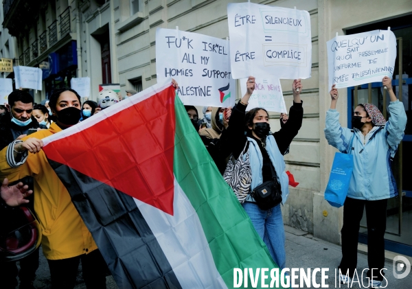 Manifestation interdite en soutien aux palestiniens