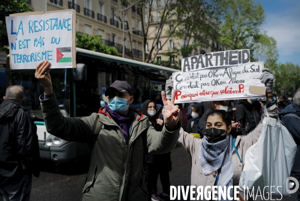 Manifestation interdite en soutien aux palestiniens