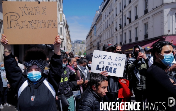 Manifestation interdite en soutien aux palestiniens