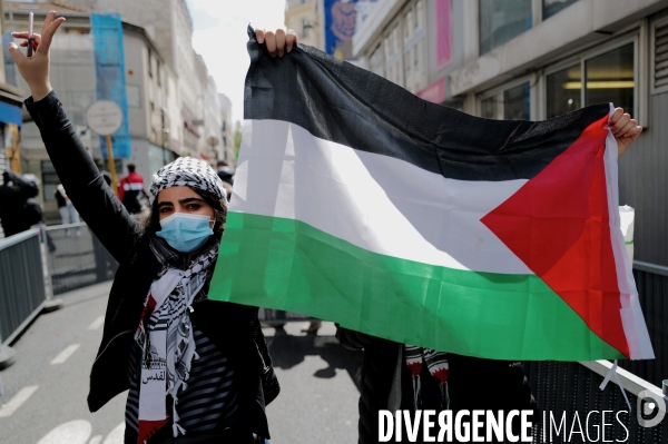 Manifestation interdite en soutien aux palestiniens