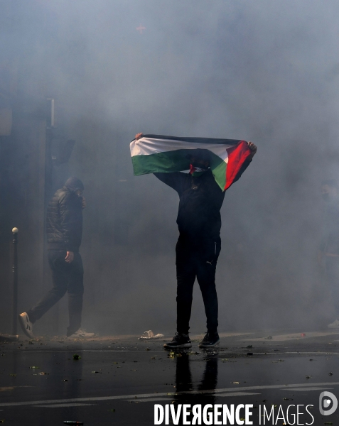 Manifestation interdite en soutien aux palestiniens