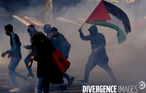 Manifestation interdite en soutien aux palestiniens