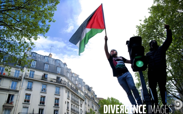 Manifestation interdite en soutien aux palestiniens