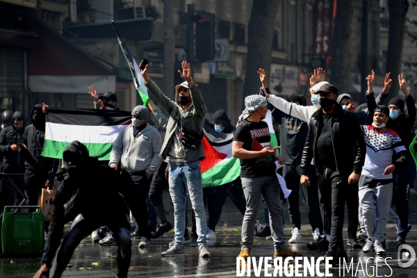 Manifestation interdite en soutien aux palestiniens