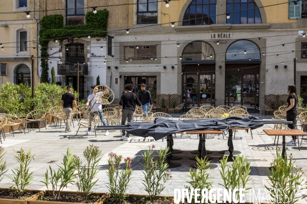 Réouverture des terrasses à Marseille, J-2