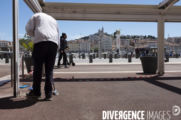 Réouverture des terrasses à Marseille, J-2