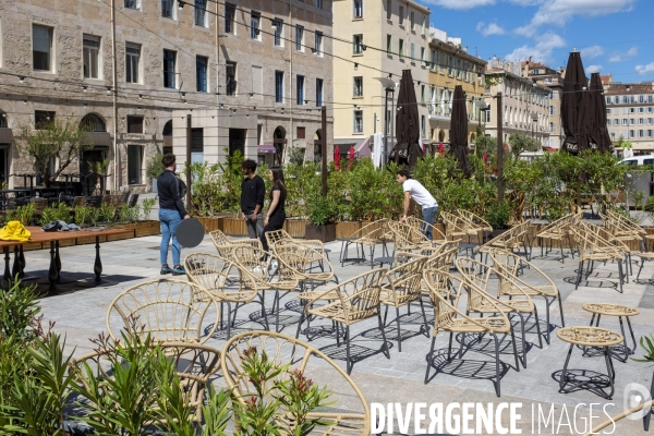 Réouverture des terrasses à Marseille, J-2