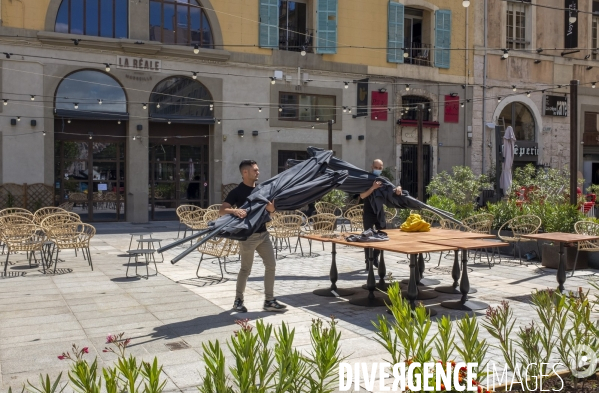 Réouverture des terrasses à Marseille, J-2