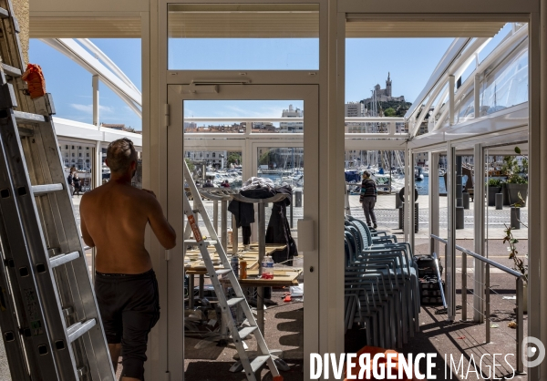 Réouverture des terrasses à Marseille, J-2