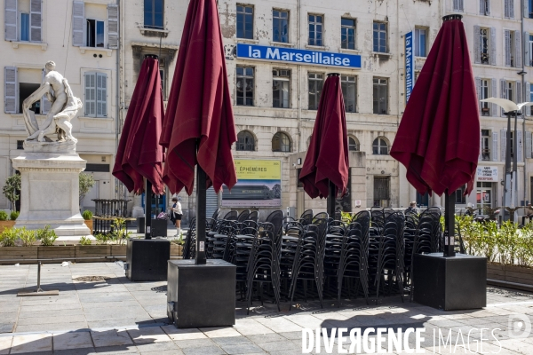 Réouverture des terrasses à Marseille, J-2