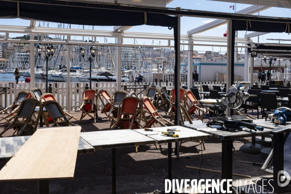 Réouverture des terrasses à Marseille, J-2