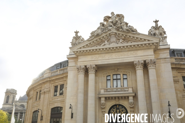 Ouverture de la bourse du commerce, nouveau musee de francois pinault